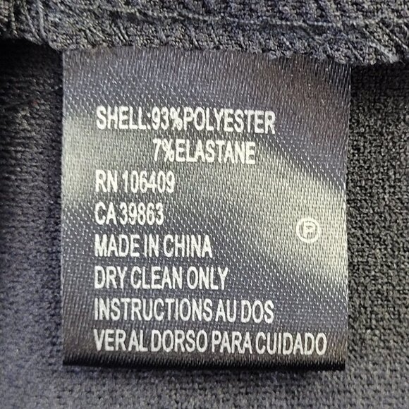 Tahari Woman’s Black Side Lace Up Faux Wrap Dress size 2 - Picture 8 of 13